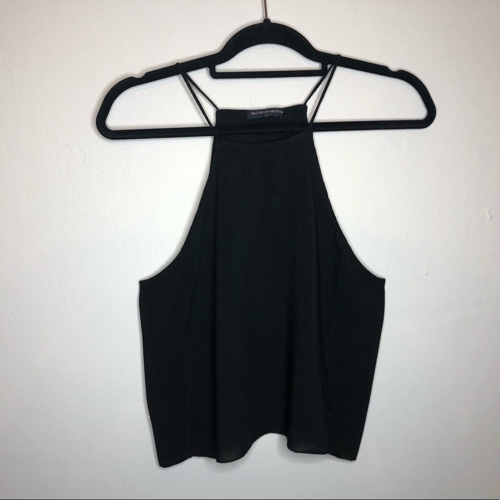 Black flowy top (Brandy Melville)